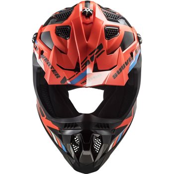LS2 MX700 Subverter Evo II Stomp Helmet - Orange/Black