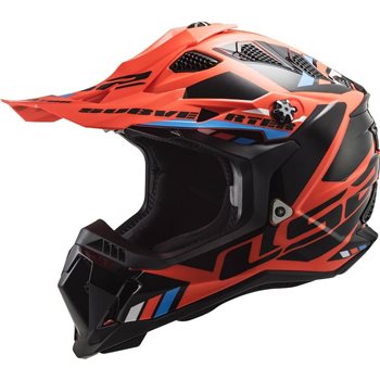 LS2 MX700 Subverter Evo II Stomp Helmet - Orange/Black