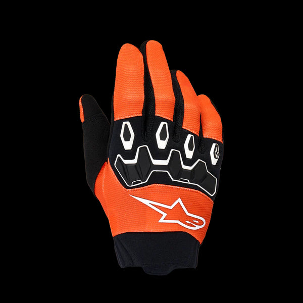 Alpinestars 2026 Youth Full Bore v2 Gloves - Orange/White/Black
