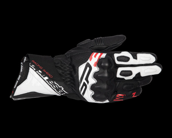 Alpinestars SP-3 Gloves - Black/White/Red Fluo