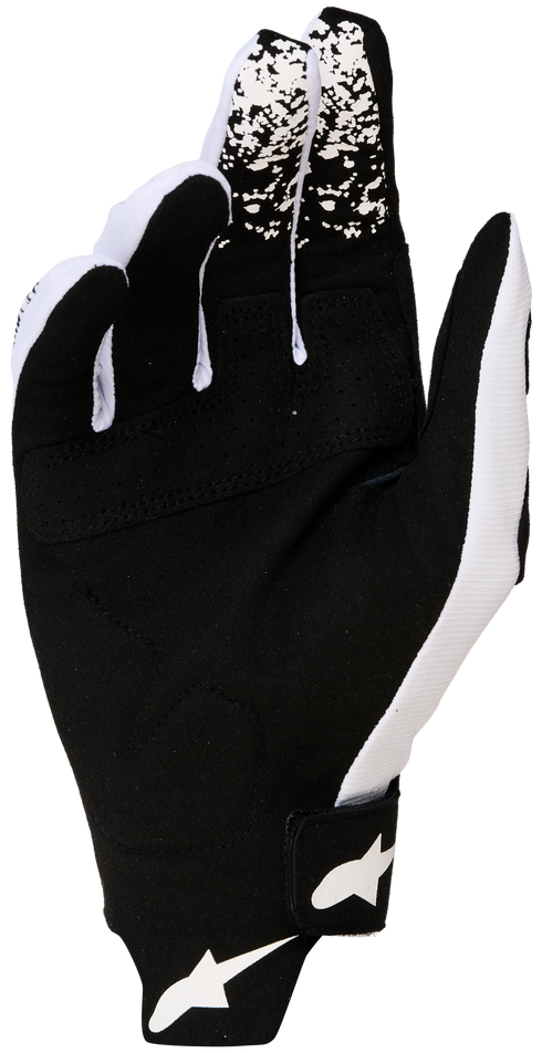 Alpinestars 2026 Techstar Gloves - White/Black — Motorcycle Gear (image 2 of 2)