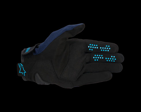 Alpinestars Chrome V2 Gloves Dark Blue/Hawaiian Ocean