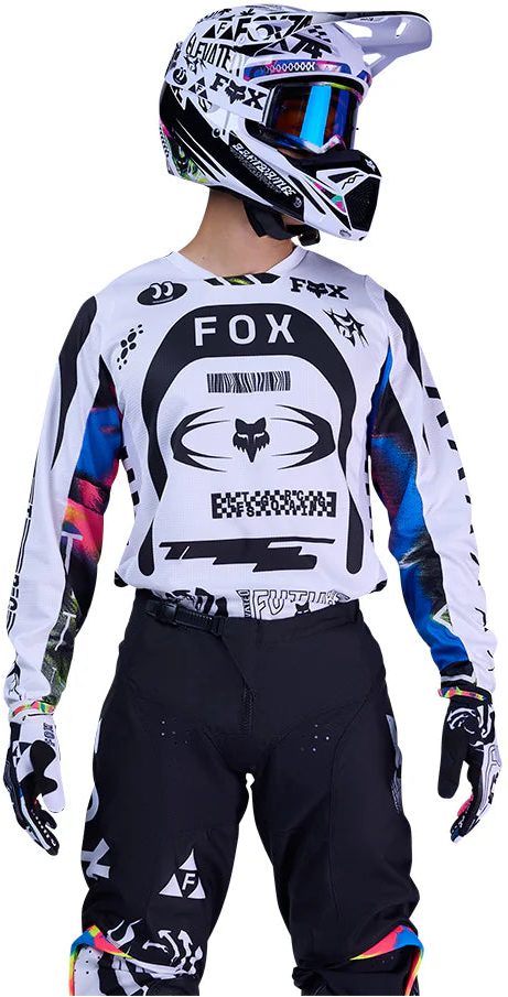Fox Racing 180 Image Cosmo Jersey - White/Black