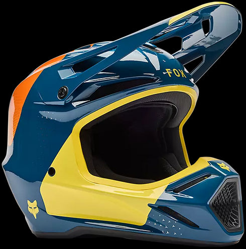 Fox Racing V3 Tine Helmet - Twilight Blue