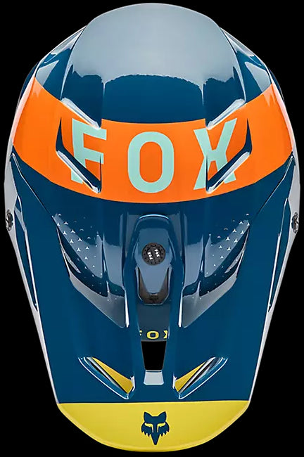 Fox Racing V3 Tine Helmet - Twilight Blue