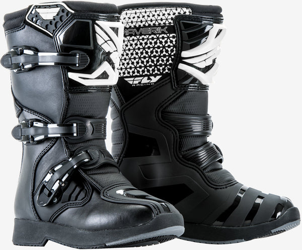 Fly Racing 2027 Youth Maverik Boots - Black