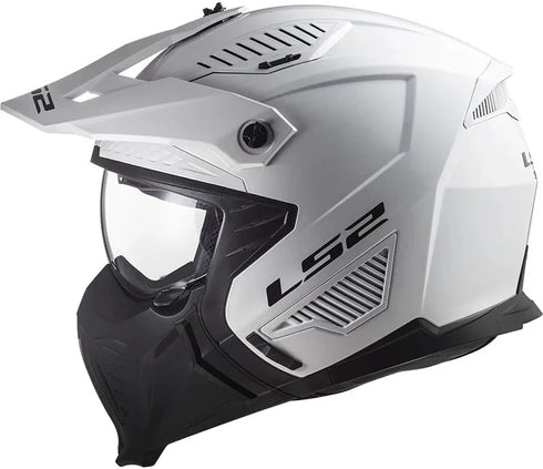 LS2 OF606 Drifter Solid Helmet - White Gloss