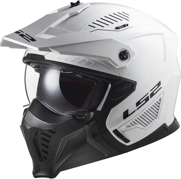 LS2 OF606 Drifter Solid Helmet - White Gloss