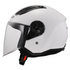 LS2 OF616 Airflow 2 Solid Helmet - White-06 Gloss — Motorcycle Helmets (image 2 of 2)