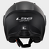 LS2 OF616 Airflow 2 Solid Helmet - Black-06 Matt — Motorcycle Helmets (image 3 of 14)