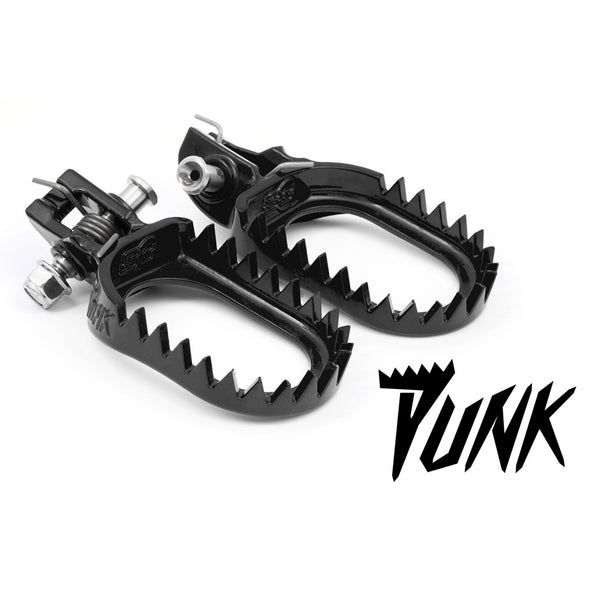 S3 Parts KTM/Husqvarna TPI (2017-2021) Punk Steel Footrests - Black