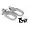 S3 Parts KTM/Husqvarna TPI (2017-2021) Punk Steel Footrests - Silver
