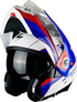 Scorpion ADX-2 Kamps Helmet - White/Red/Blue