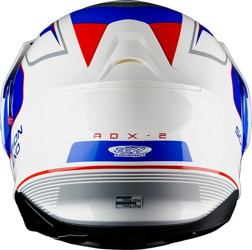 Scorpion ADX-2 Kamps Helmet - White/Red/Blue