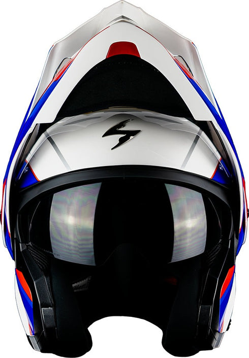 Scorpion ADX-2 Kamps Helmet - White/Red/Blue