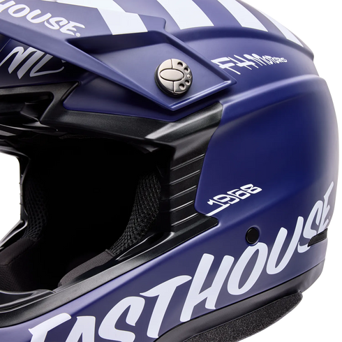 Bell Moto-10 MIPS Fasthouse Helmet - Navy — Motorcycle Helmets (image 9 of 9)