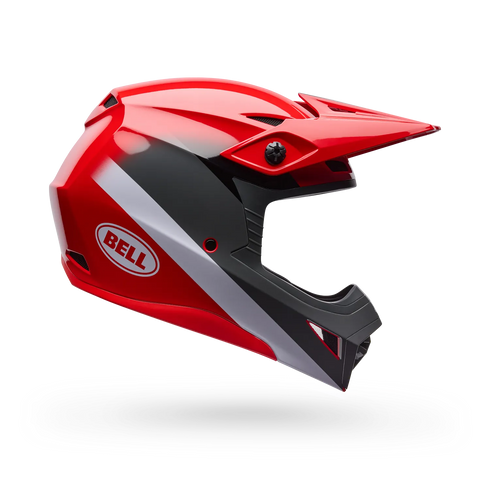 Bell MX-10 MIPS Aviator Helmet - Red/Black — Motorcycle Helmets (image 2 of 10)