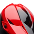 Bell MX-10 MIPS Aviator Helmet - Red/Black — Motorcycle Helmets (image 9 of 10)