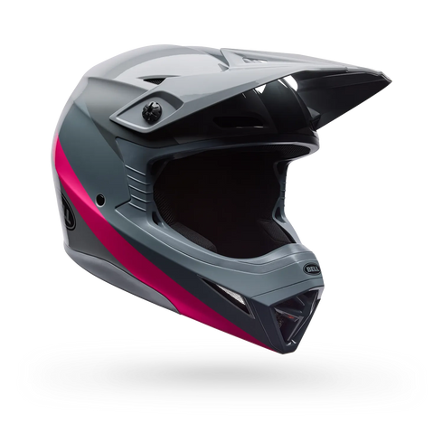 Bell Youth MX-10 MIPS Aviator Helmet - Grey/Pink