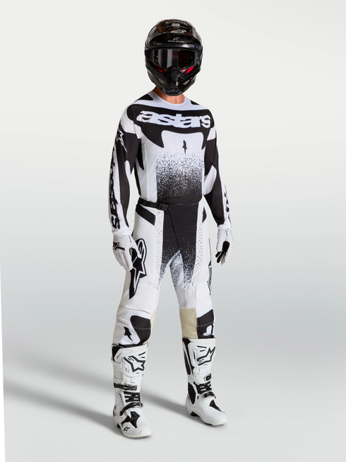 Alpinestars 2027 Techstar Swan Pants - White/Black — Motorcycle Gear (image 8 of 10)