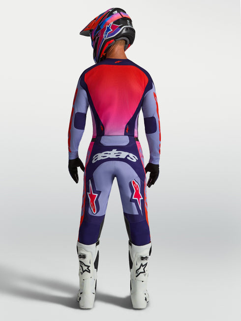 Alpinestars 2027 Racer Air Hunt Pants - Light Violet/Deep Purple/Pink Fluo