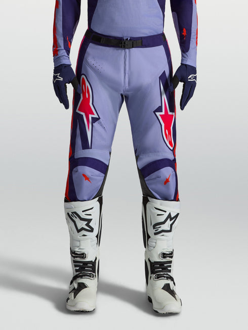 Alpinestars 2027 Racer Air Hunt Pants - Light Violet/Deep Purple/Pink Fluo