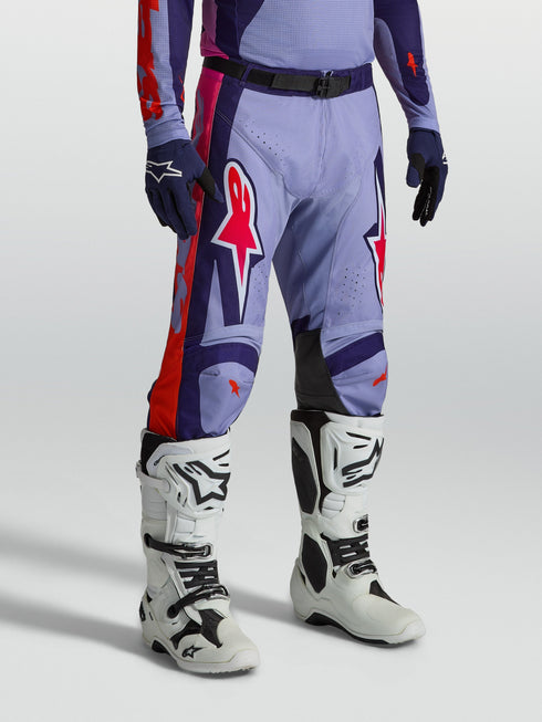 Alpinestars 2027 Racer Air Hunt Pants - Light Violet/Deep Purple/Pink Fluo
