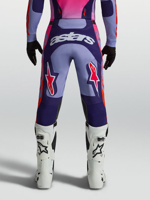 Alpinestars 2027 Racer Air Hunt Pants - Light Violet/Deep Purple/Pink Fluo