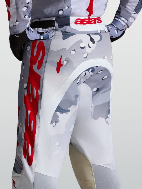 Alpinestars 2027 Racer Air Lone Pants - Grey Camo/White/Fire Red