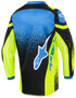 Alpinestars 2026 Kids Racer Nomur Jersey Navy/Yellow/Blue — product (image 2 of 2)
