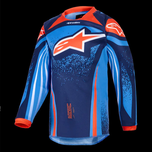 Alpinestars 2026 Kids Racer Nomur Jersey Navy/Orange/Blue