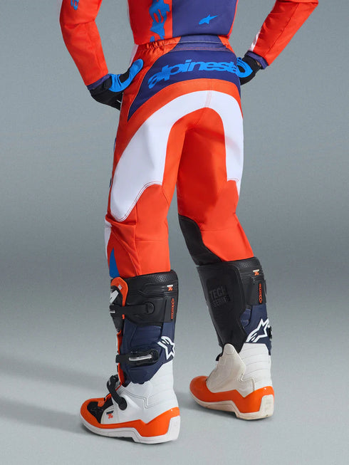 Alpinestars 2026 Youth Fluid Grid Pants Orange/Ucla Blue