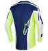 Alpinestars 2026 Racer Air Riway Jersey Light Gray/Yellow Fluo/Blue