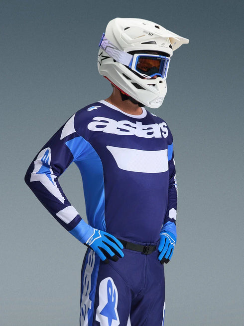 Alpinestars 2026 Racer Riway Jersey Blue/White — Off-Road/MX Jersey (image 3 of 8)