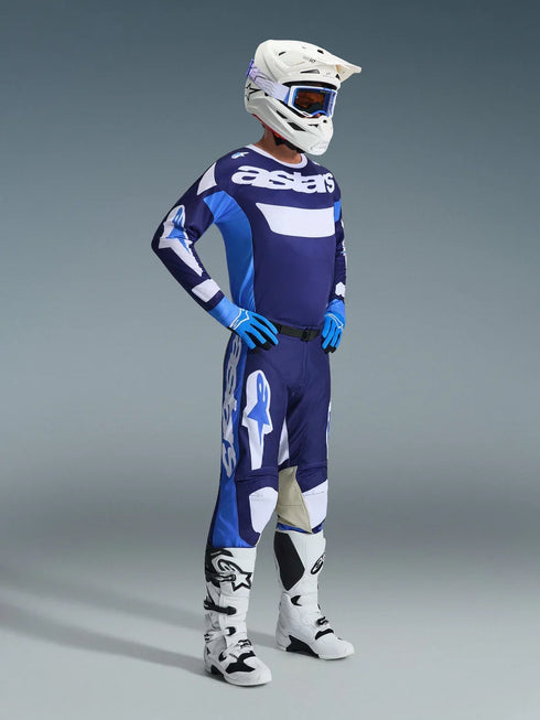 Alpinestars 2026 Racer Riway Jersey Blue/White — Off-Road/MX Jersey (image 7 of 8)