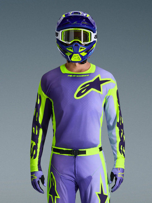 Alpinestars 2026 Racer Portl Jersey Purple/Yellow Fluo