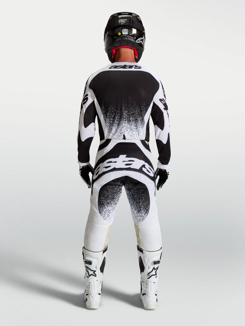 Alpinestars 2027 Techstar Swan Jersey - White/Black — Motorcycle Gear (image 9 of 10)