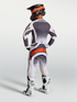 Alpinestars 2027 Techstar Swan Jersey - Light Lilac/Dark Grey/Red Fluo