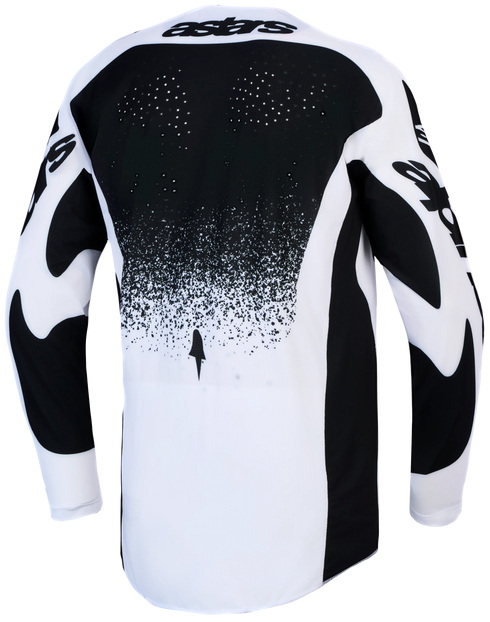 Alpinestars 2027 Techstar Swan Jersey - White/Black — Motorcycle Gear (image 2 of 10)