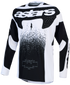 Alpinestars 2027 Techstar Swan Jersey - White/Black — Motorcycle Gear (image 1 of 10)