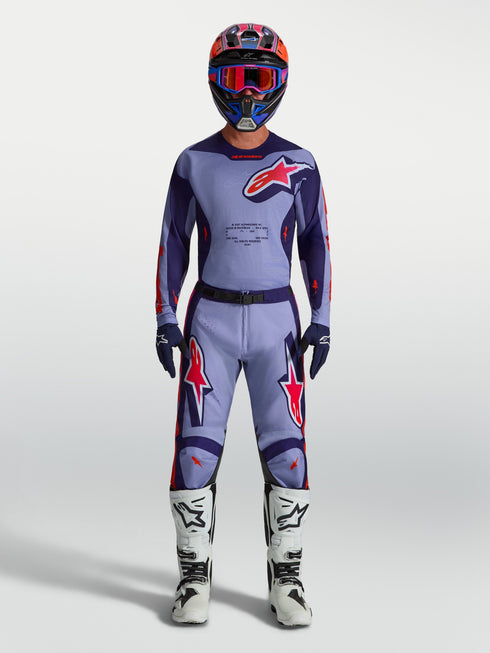 Alpinestars 2027 Racer Air Hunt Jersey - Light Violet/Deep Purple/Pink Fluo