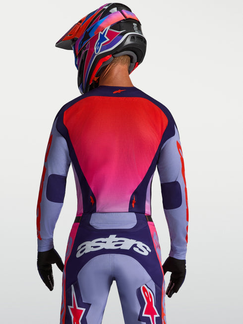Alpinestars 2027 Racer Air Hunt Jersey - Light Violet/Deep Purple/Pink Fluo