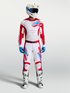 Alpinestars 2027 Racer Hunt Jersey - White/Fire Red/Ucla Blue