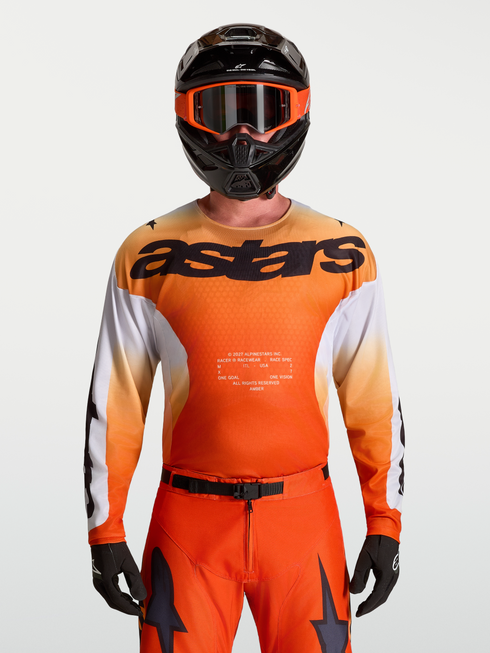 Alpinestars 2027 Racer Amber Jersey - Cardinal Red/Light Lilac/Black