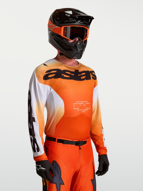Alpinestars 2027 Racer Amber Jersey - Cardinal Red/Light Lilac/Black