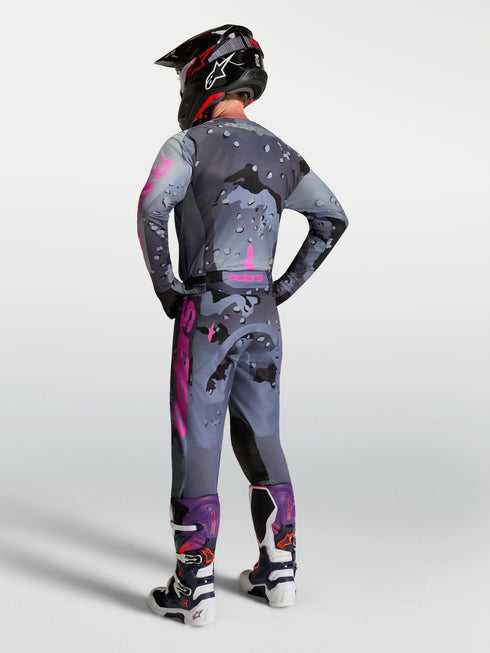 Alpinestars 2027 Racer Lone Jersey - Grey Camo/Purple — Motorcycle Gear (image 10 of 10)