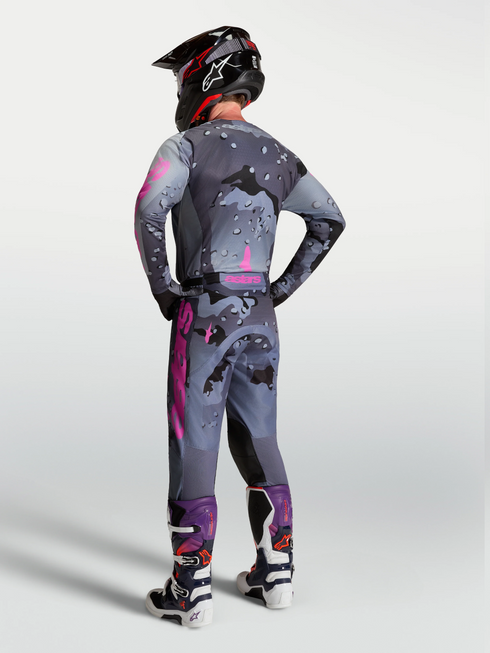 Alpinestars 2027 Racer Lone Pants - Grey Camo/Purple — Motorcycle Gear (image 10 of 10)