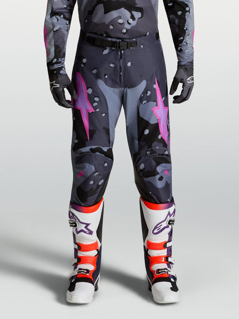 Alpinestars 2027 Racer Lone Pants - Grey Camo/Purple — Motorcycle Gear (image 4 of 10)