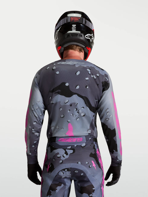 Alpinestars 2027 Racer Lone Jersey - Grey Camo/Purple — Motorcycle Gear (image 5 of 10)