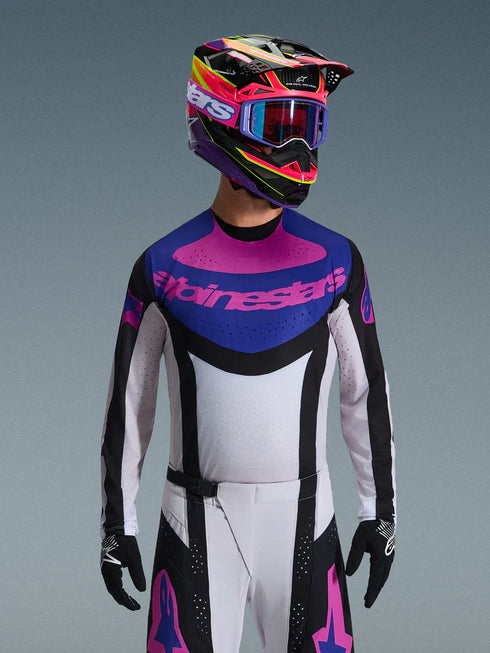 Alpinestars 2026 Techstar Knif Jersey Black/Light Gray/Purple